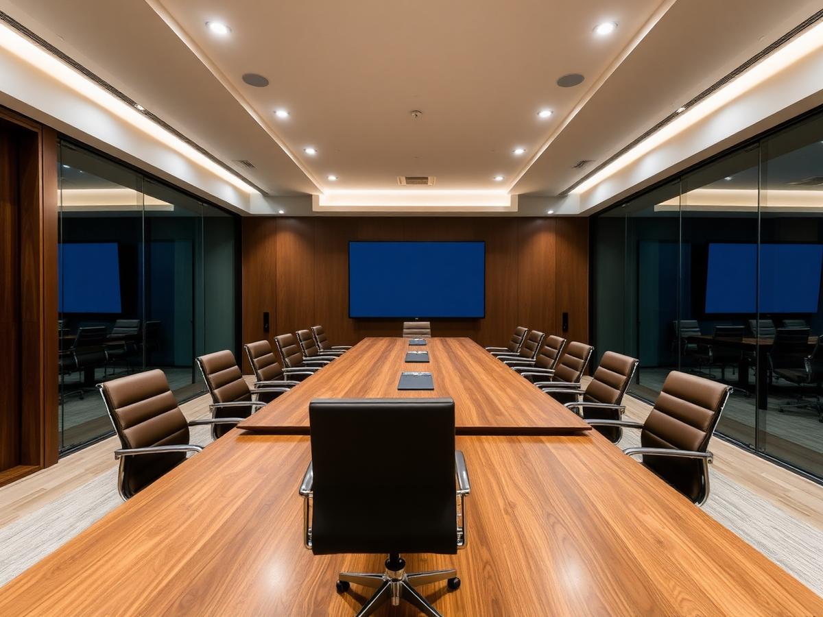 Commercial conference room remodel in Denver
