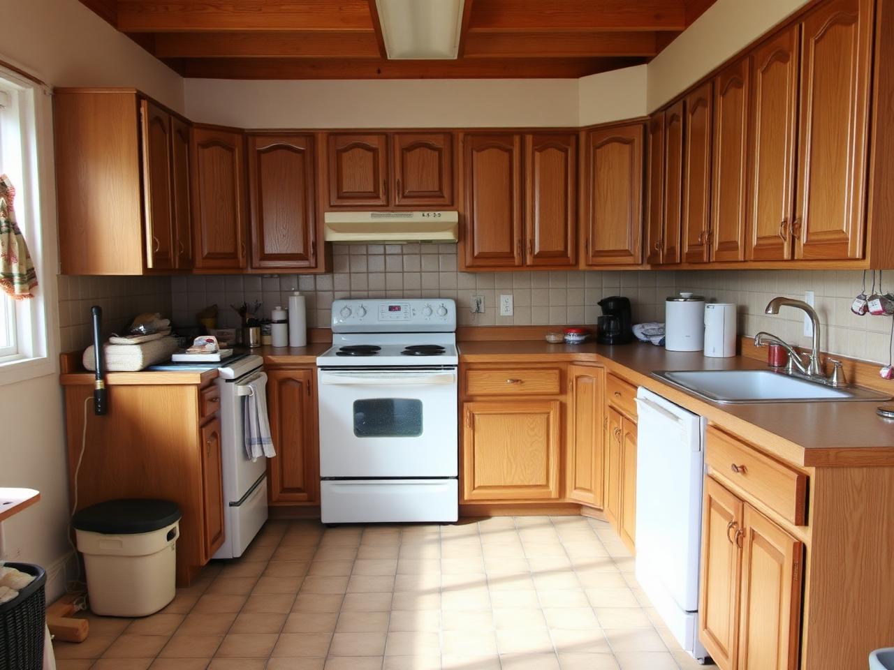 Dated Fort Collins kitchen before FTK Construction remodel