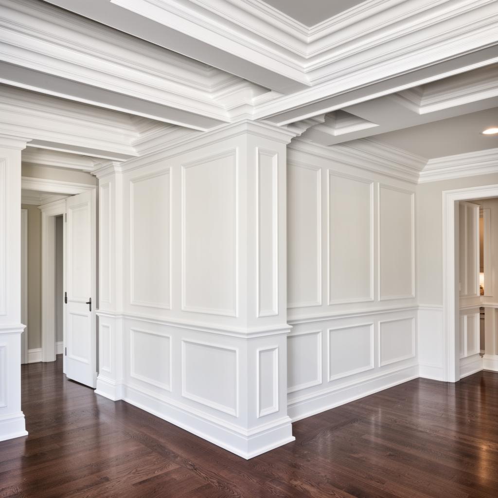 Detailed custom trim carpentry and millwork by FTK Construction
